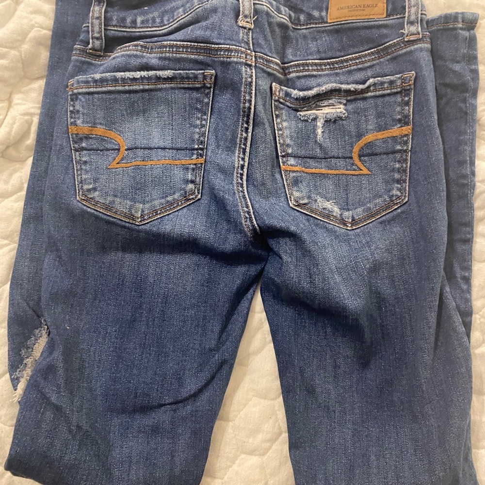 American Eagle distressed jeans